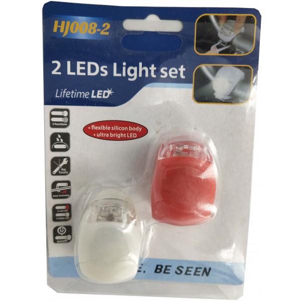 ΦΩΤΑΚΙΑ LED ΠΟΔΗΛΑΤΟΥ 2ΤΕΜ 20052-66